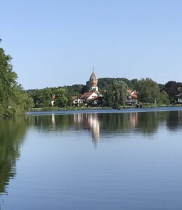 Blick auf den Wesslinger See
