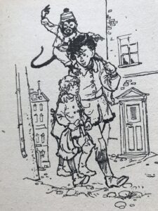Lisa mit Kolja und dem Äffchen